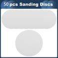 thumbnail image 4 of Discos de lija Unique Bargains, 8.86" 1000 grano para reparación automotriz, papel de lija redondo con gancho y bucle de óxido de aluminio blanco, 50 piezas, 4 of 7