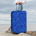 thumbnail image 7 of Vsdgher Blue Circles Mosaic Luggage Cover Suitcase Cover Protector Anti-scratch Suitcase cover Fits 18-32 Inch Luggage(No luggage included)-Small, 7 of 7