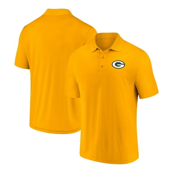 Men's Fanatics Gold Green Bay Packers Component Polo