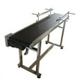 thumbnail image 3 of PVC Flat Belt Conveyor With Double Guardrail 59" X 11.8" 110V 120W Black, 3 of 6