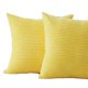 thumbnail image 1 of Lumbar Pillow Cover 2 Pack Decorative Striped Corduroy Rectangle Cushion Covers Oblong Pillow Covers For Couch18 x 18, 1 of 5