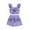Purple, variant on Bxsruta Baby Girl Clothes, Girls' Solid Color Bow Sleeveless Top Half Body Pants Skirt Two-piece Set