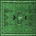 thumbnail image 1 of Ahgly Company Indoor Square Persian Emerald Green Traditional Area Rugs, 4' Square, 1 of 4