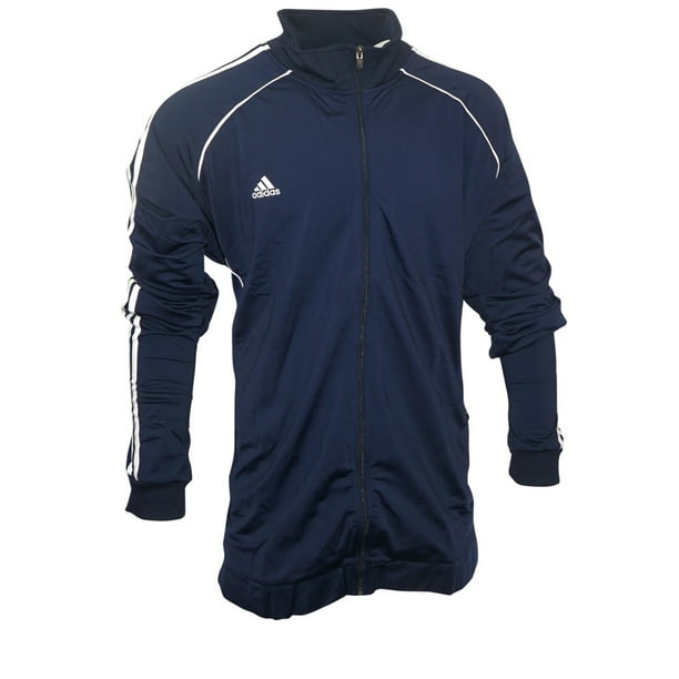 Adidas Adidas Men's 3Stripes Navy Blue FullZip Performance Basics Jacket O26191 Walmart