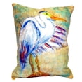 thumbnail image 2 of Betsy Drake NC966 16 x 20 in. Egret on Rice No Cord Pillow, 2 of 3
