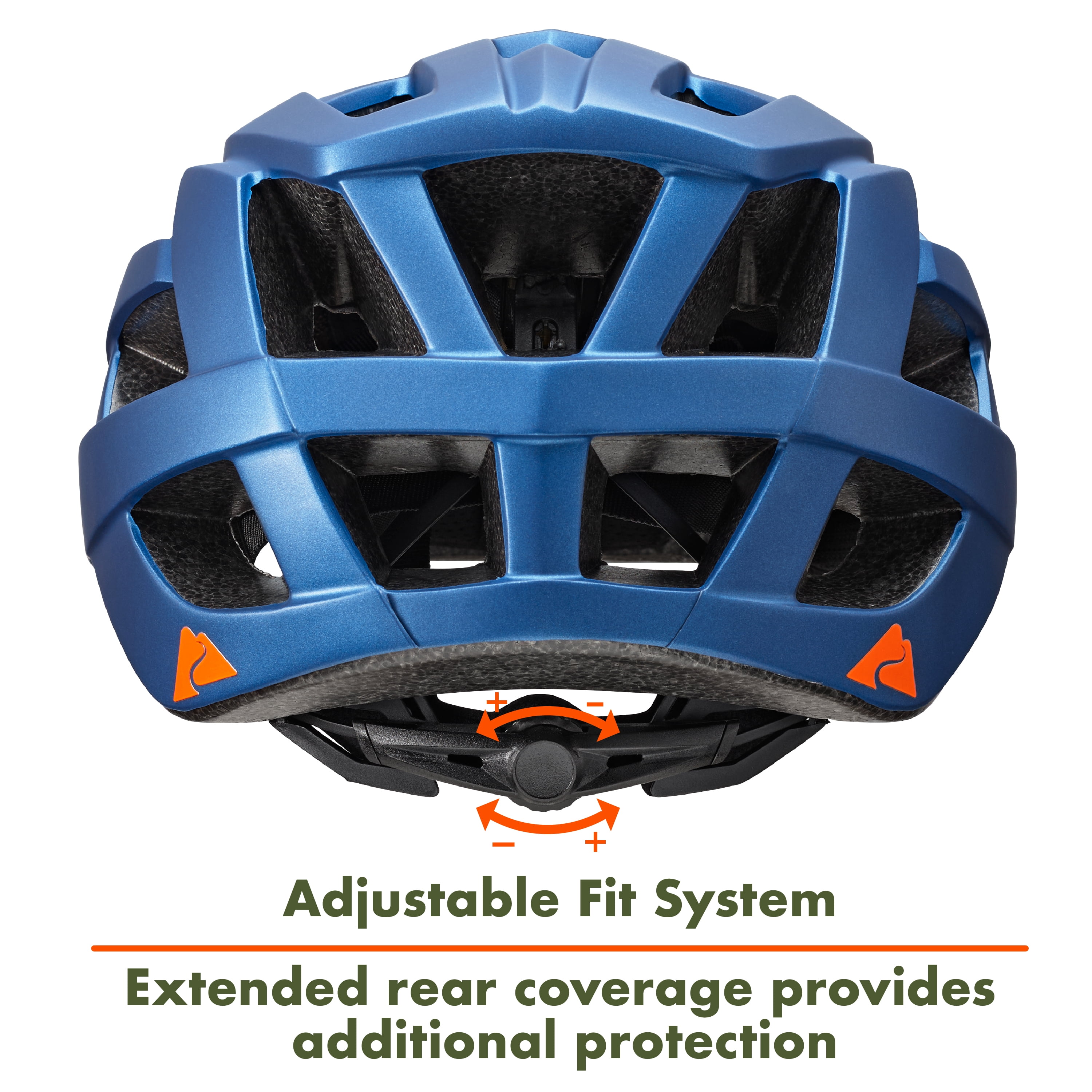 Ozark Trail Adult Bike Helmet, Blue, Adjustable, Ages 14+