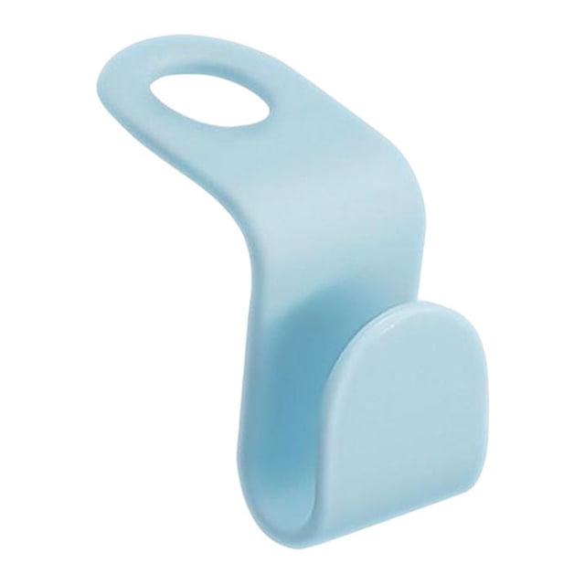 Bewildely 10 piezas de conector de suspensión de ropa, gancho organizador de plástico para ahorrar espacio, Clip reutilizable, organización de Almacenamiento y organización del hogar Cielo azul