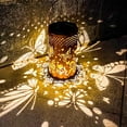 thumbnail image 2 of Hummingbird Birthday Gifts for Women Mom Grandma Solar Lanterns Outdoor Waterproof Garden Decor Metal Hanging LED Decorative Light for Patio Yard Lawn Backyard Front Porch Gardening Gifts, 2 of 10