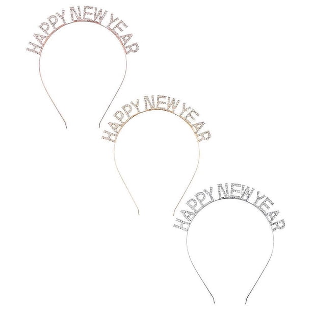 It looks like you\'re referring to a product listing for **glitter crystal headbands** with a "Happy New Year" or similar festive theme. Here\'s a