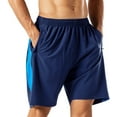 thumbnail image 1 of Men's Casual Sports Quick Dry Workout Running or Gym Training Shorts with Zipper Pockets, 1 of 7