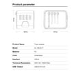 thumbnail image 6 of Universal International Travel Power Adapter, All in One Wall Charger with High Speed 2.4A USB, 3.0A Type-C, With Type Multinational Universal Socket Travel Charger for Multiple Devices, 6 of 8