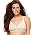 thumbnail image 3 of Women's Bali DF0044 Double Support Soft Touch Wirefree Bra (Ivory Tonal Floral 38DD), 3 of 3