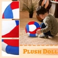 thumbnail image 5 of Volleyball Plush Doll Decorative Sports Ball Stuffed Accessory for Backpack 20cm Soft Round Plushie 8inch 8inch, 5 of 5
