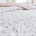 thumbnail image 6 of 2/3 PCS Kids Bedspread Set Dragonfly and Dandelion Print Reversible Quilt, 6 of 7