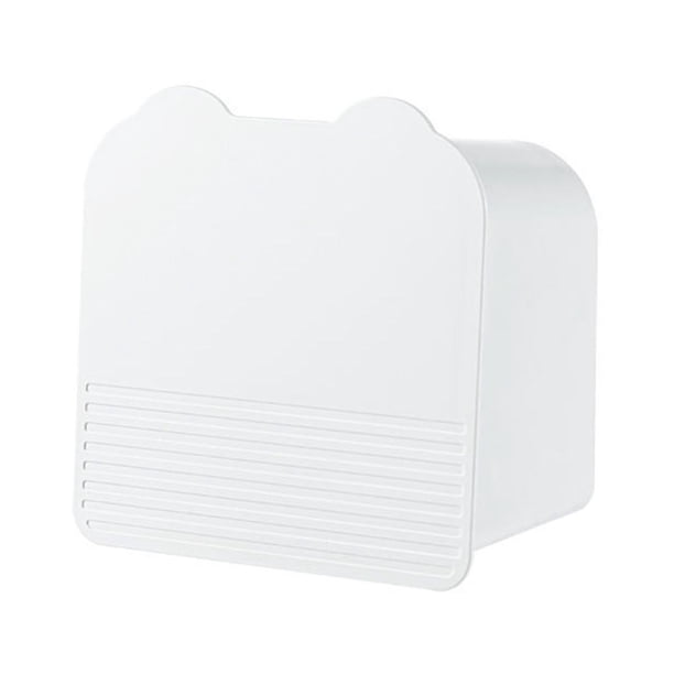 Toallero de pared con 2 compartimentos para el baño