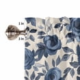 thumbnail image 5 of Kitchen Curtains and Valances Set, Rod Pocket Window Valance 18 Inch Window Curtain Panels for Living Room Bedroom Laundry, 27.5x36in, 3 Pieces, 5 of 7