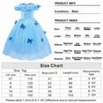 thumbnail image 2 of Jurebecia Princess Costume Girls Dress up Toddler Christmas Halloween Birthday Party Cosplay Fancy Kids With Accessories 3T 2-3 Years, 2 of 12