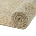 thumbnail image 4 of Better Trends Luxury 3 Piece Bathroom Rugs Set 100% Cotton Bath Rug Soft, Water Absorbent, Reversible, Machine Washable for Bathroom Decor Toilet Base Contour, Runner Mat Sand Lux Collection, 4 of 4