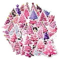thumbnail image 6 of 35pcs-50pcs Pink Christmas Stationery Stickers Cute Tree Teacher Reward Stickers for Laptop Fridge Phone, 6 of 9