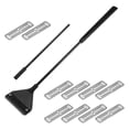 thumbnail image 3 of Aquarium Algae Scraper Fish Tank Cleaner Maintenance Glass Cleaner Scraper with Extension Rod and 10, 3 of 5