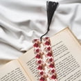 thumbnail image 6 of Kdxio Lilies Flowers Print Metal Tassel Bookmarks,Perfect Gift for Art Lovers and Bookworms Metal Bookmarks for Women, 6 of 8