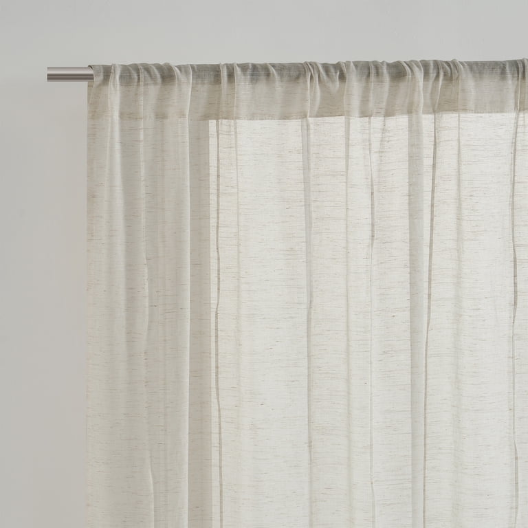 My Texas House Pintucking Stripe Rod Pocket Curtain Panel photo 5