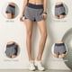 thumbnail image 5 of Pantalones cortos para correr para mujer Pantalones cortos de yoga 2 en 1 con bolsillo para teléfono Pantalones cortos de entrenamiento con forro de doble capa Adepaton  HMHZ842-4, 5 of 7