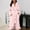 Pink, variant on Bathrobe For Women Hooded Fleece Towelling Dressing Gown Lightweight Sauna Gown House Coat Long Bathrobe Plush Sleepwear Robes Bathrobes M