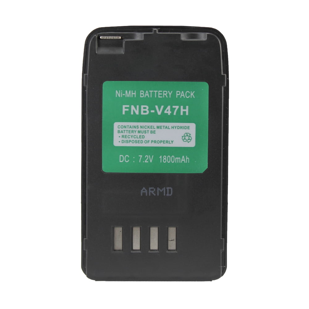 7.2V Long Life 1800mAh Ni-MH Battery for YAESU VERTEX FNB-47 FNB-V49 FT-10R  FT-40R VX-10 Amateur Handheld Radio - Walmart.com