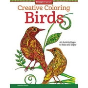 Pre-Owned Creative Coloring Birds: Art Activity Pages to Relax and Enjoy! (Paperback 9781497200036) by Valentina Harper
