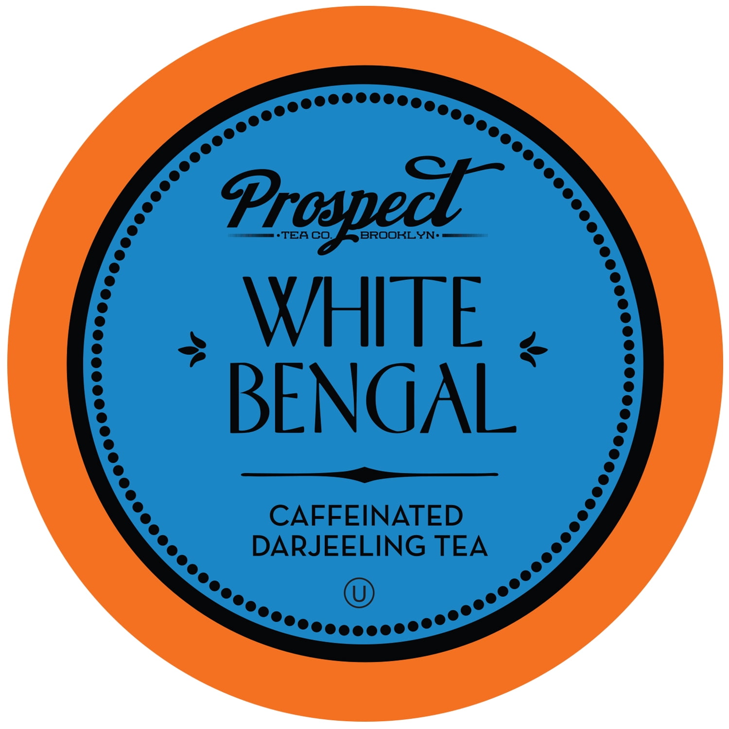Prospect Tea Caffeinated  Darjeeling Tea Pods,  Keurig 2.0 K-Cup Brewer Compatible, White Bengal, 40 Count
