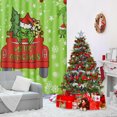 thumbnail image 6 of Inosoo Grinch Christmas Festival Fabric Shower Curtain, 72"x 72", Polyester, Washable- Grinch & Car, 6 of 15