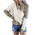 thumbnail image 1 of Sudadera Para Mujer Moda Sudaderas Con Capucha Sudaderas Manga Larga Otoño Camiseta Estampado Bolsillos Blusa Tops Odeerbi  ODB184645, 1 of 7
