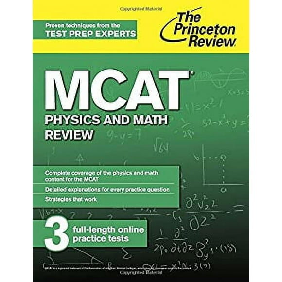 MCAT Physics and Math Review 9780804125079 Used / Pre-owned
