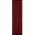 thumbnail image 1 of Galaxy way Rubber Marine Backing Solid Color Runner Burgundy - 2'6" x16' Rug, 1 of 1