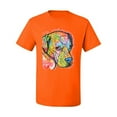 thumbnail image 3 of Neon Lab Dog Lover Shirt | Labrador Dogs Speak To Those Who Listen | Dean Russo Art Animal Lover Men's T-Shirt, Orange, Large, 3 of 6