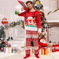 thumbnail image 3 of Conjunto de pijama de ciervo navideño para mujer, hombre y niño, ropa de dormir familiar, pantalones de manga larga con estampado de Papá Noel, ropa de casa de Navidad, 3 of 4