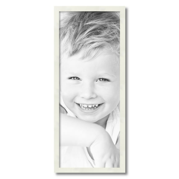 ArtToFrames 12x30 inch White Picture Frame, White 12" x 30" Wood Poster Frame (WOM-5140) 1234