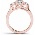 thumbnail image 3 of 2 Carat T.W. Diamond Three-Stone 14kt Rose Gold Engagement Ring, 3 of 5