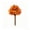 B, variant on Fall Artificial Topiary Ball Trees,20" Height Garden Stakes Decor with Orange Eucalyptus Leaves & Gourds,Halloween Thanksgiving Decorations Orange Flowers Fake Bushes For Porch Garden Yard Decor