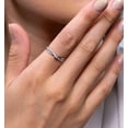 thumbnail image 3 of Jewelerix Lovely 925 Silver Princess Cut Ring Moissanite Diamond Engagement 1.30 CT Ring Forever one Her Birthday Gift Ring, 3 of 5