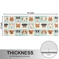 thumbnail image 5 of Kitchen Rugs Sets Of 2,Lovely Dog Breeds Anti Fatigue Kitchen Mat Rugs Non Slip Washable,Decorative Kitchen Floor Mats for Kitchen,Sink,Laundry,17"X47", 5 of 5