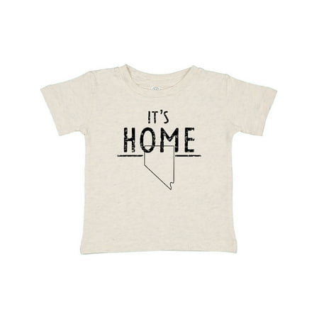 

Inktastic It s Home- State of Nevada Outline Distressed Text Gift Baby Boy or Baby Girl T-Shirt