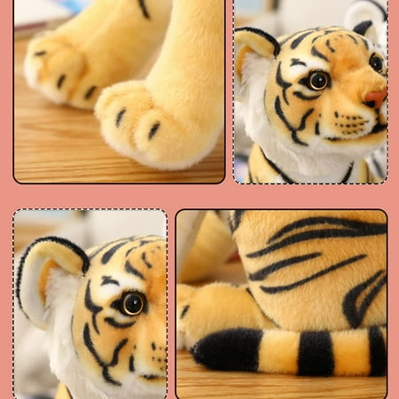 Tigers Plush Toy Stuffed Animal - Cute Lifelike Tiger Stuffed Animals Animals Kids Gift | Walmart Canada Tigers Plush Toy Stuffed Animal - Cute Lifelike Tiger Stuffed Animals Animals Kids Gift | Walmart Canada