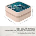 thumbnail image 2 of Shiartex Peacocks Flowers Branch Jewelry Box Case for Necklace Ring Earring Storage Portable Compact Travel Organizer Gift Pink, 2 of 5