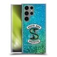 thumbnail image 1 of Head Case Designs Officially Licensed Riverdale South Side Serpents Glitter Print Logo Soft Gel Case Compatible with Samsung Galaxy S23 Ultra 5G, 1 of 7