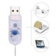 thumbnail image 4 of uds cadena de alambre de cobre luz USB 10M 100 cuentas de lámpara 8 modos decoración del hogar vacaciones, 4 of 8