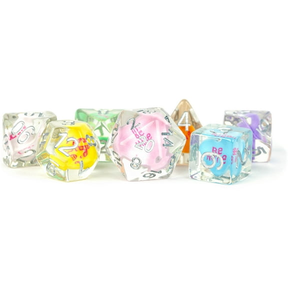 16mm Resin Poly Dice Set - Love Dice