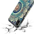 thumbnail image 5 of iPhone XR Case, Rosebono Slim Hybrid Dual Layer Graphic Fashion Colorful Cover Armor Case for Apple iPhone XR (Green Mandala), 5 of 5