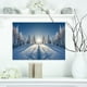 Paysage d'Hiver Blanc Majestueux - Paysage Impression Murale – image 1 sur 3